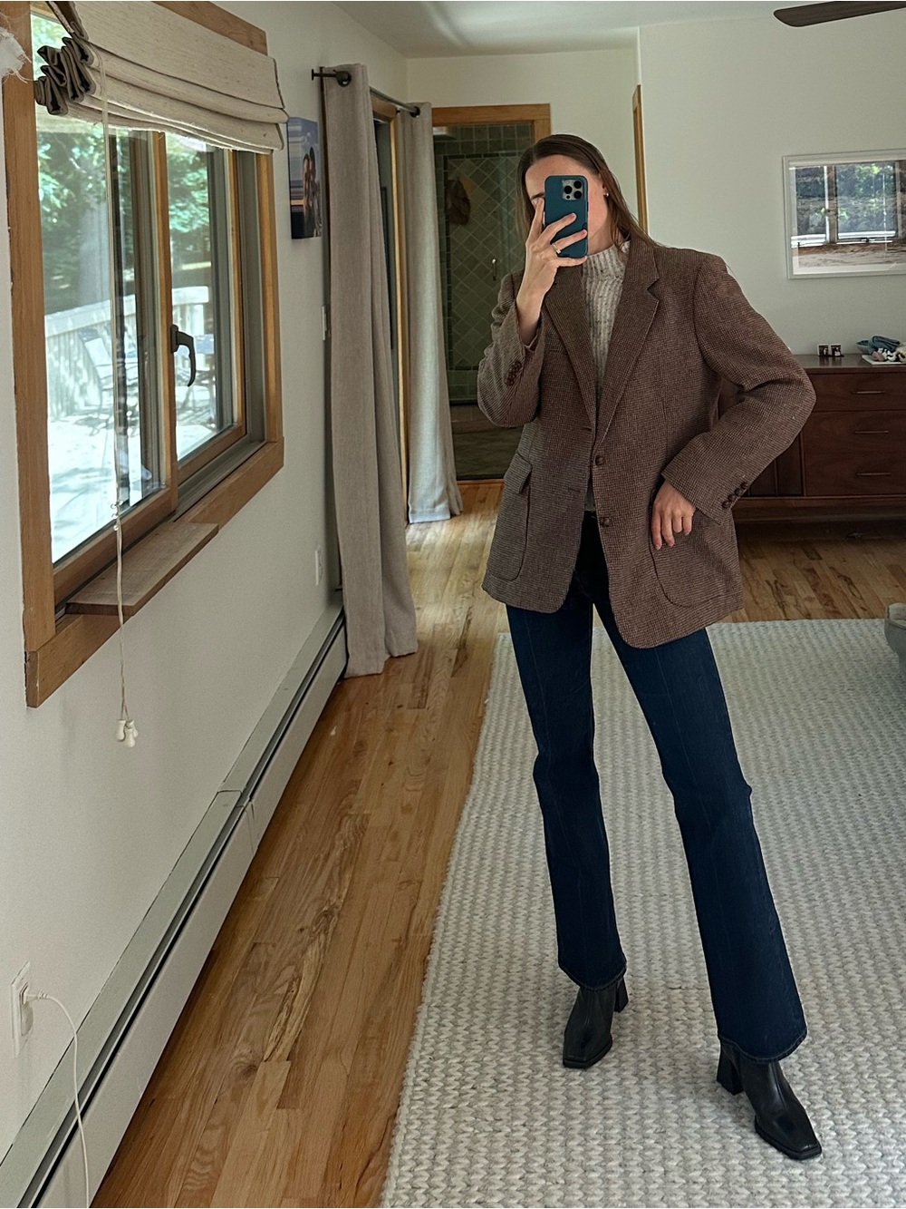 Vintage Joe Namath Brown Wool Blazer
